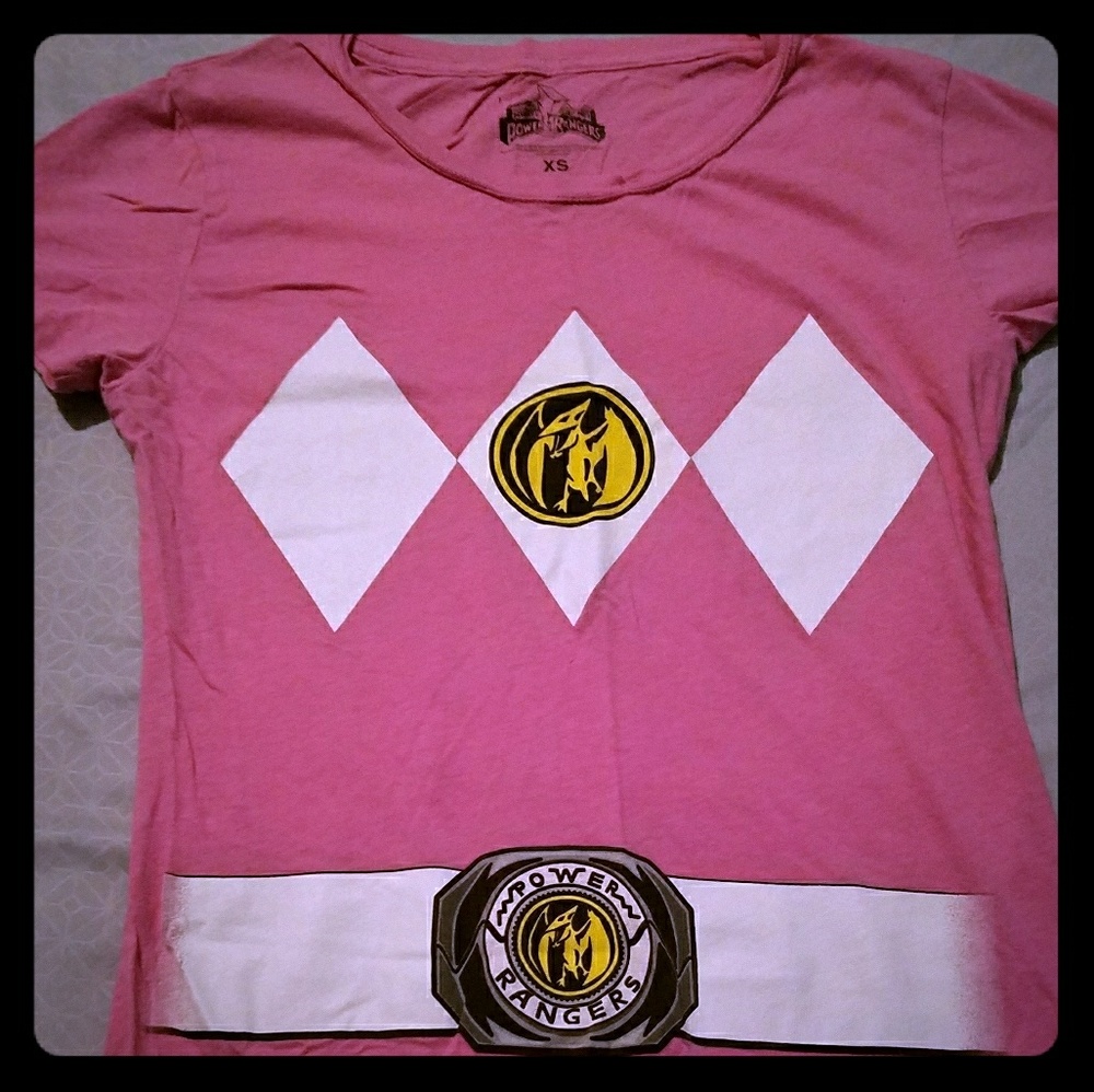 🚫SOLD🛇Pink Power Ranger Tee